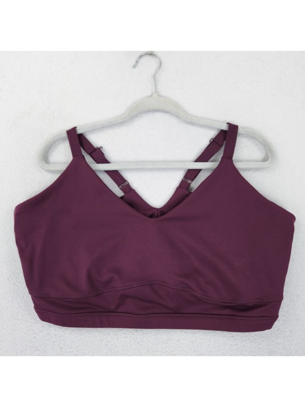Torrid Sports Bra Womens 3X Purple TRU Performance Butter Soft Wireless Stretch